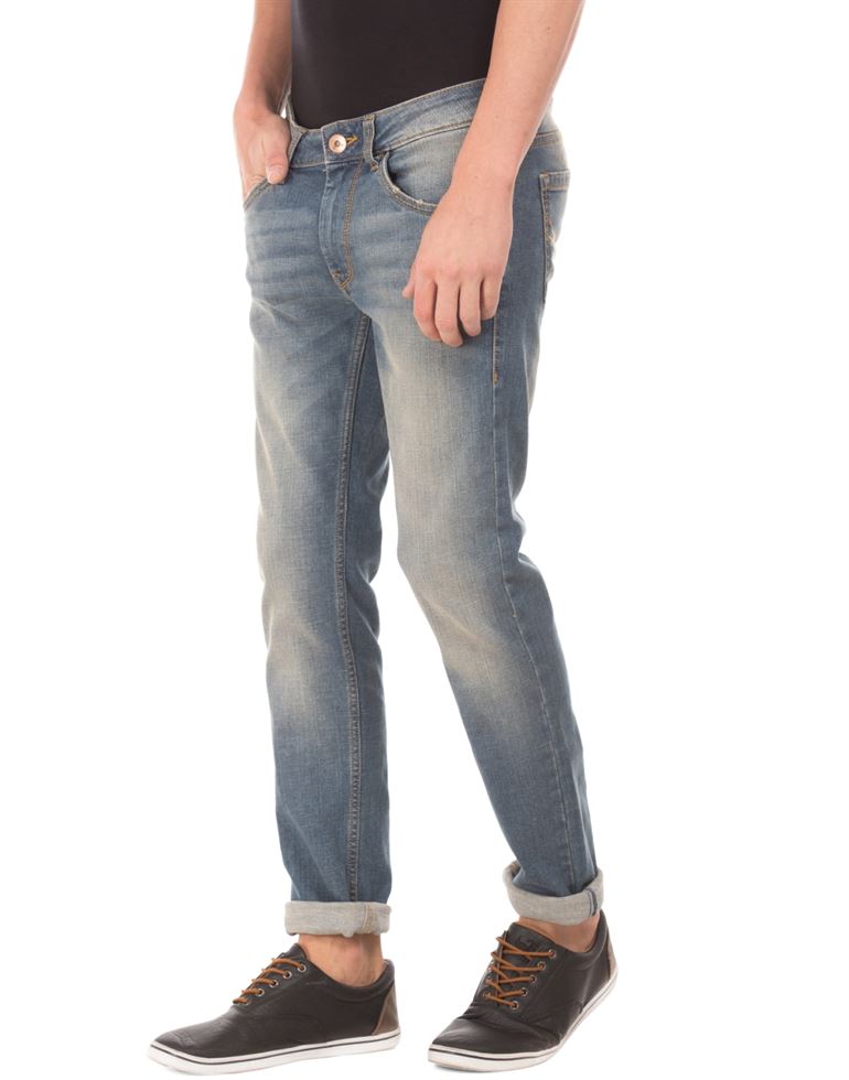 Flying Machine Men Casual Wear Blue Jeans